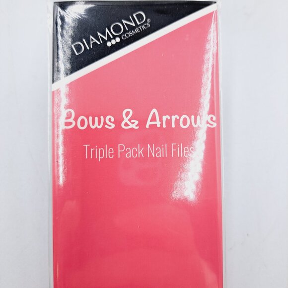 Nail Art Designs Stencil Guides & Trio of Decorative Nail Files, Bows Hearts - Picture 7 of 7